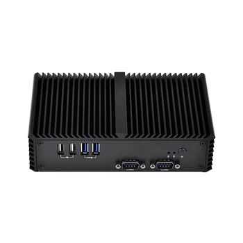 

Desktop Computer with Barebone System Wholesale Fanless Industrial Ubuntu Mini Computers Celeron 3215U processor Box