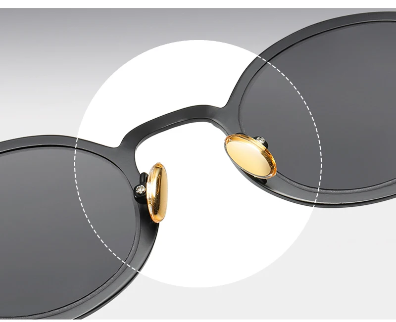 Retro Oval Sunglasses detail (3)