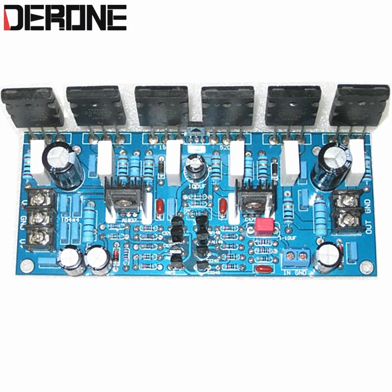 1 шт 300 Вт моно усилитель мощности плата PCB 1943+ 5200 для аудиофилов DIY