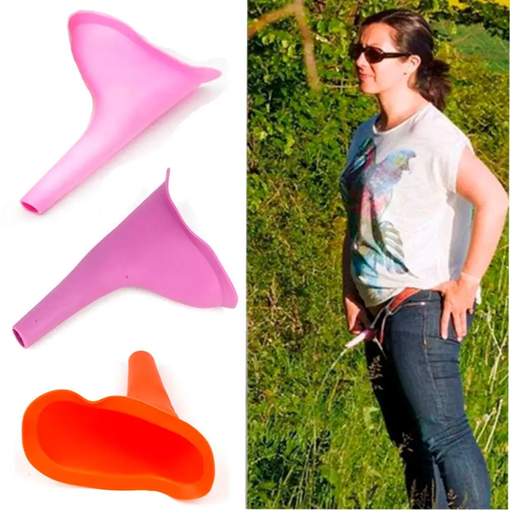 

Urine Bottle Travel Outdoor Hiking Car Stand Up Toilet for Ladies Portable Handle Woman Daily Universal Urination Funnel Device