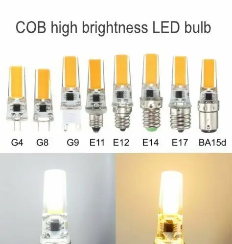 Светодиодная лампа G9 COB G4/G8/G9/E11/E12/E14/E17/BA15d 110/220 В 5 Вт с регулируемой яркостью