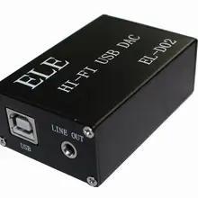 PCM2704 USB DAC TDA1308 усилитель для наушников и регулятор громкости ELE EL-D02 100dBP 5