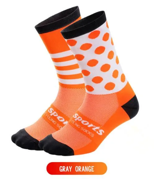 DH SPORTS Socks cycling Socks four seasons long compression tube bicycle ladies men Crossfit sock