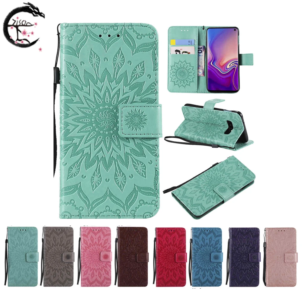 Флип чехол для Samsung Galaxy s10e S10 5G + s9 S8 Plus s7 s6 edge plus s5 s4 mini s3 кожаный G965 G960 G955 G925|Бамперы| |
