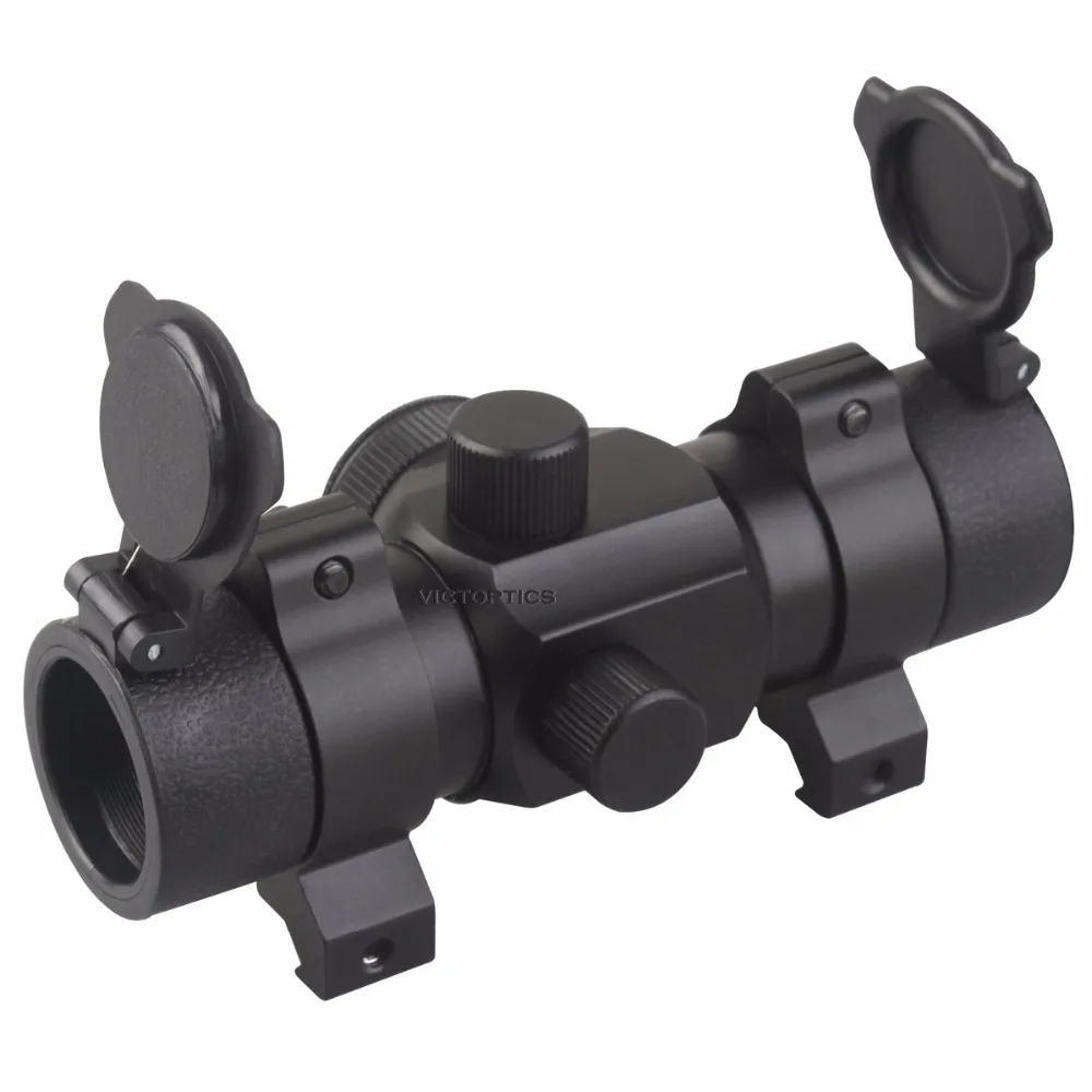 10 шт. прицел Victoptics 1x30 для охоты 11 уровней с красной точкой и трубкой 30 мм