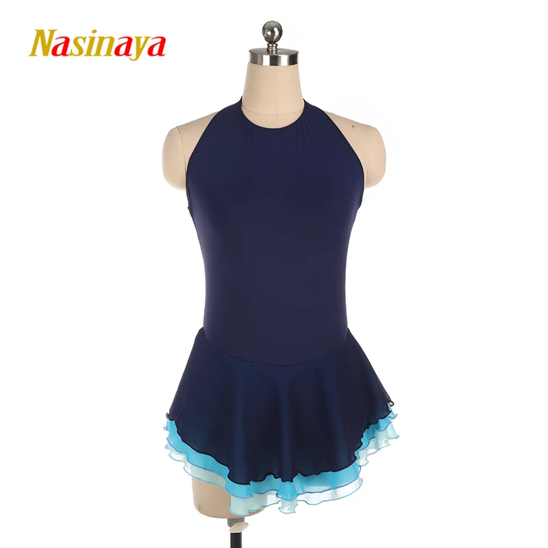 

Nasinaya Figure Skating Dress Customized Competition Ice Skating Skirt for Girl Women Kids Performance 3 layer skirt