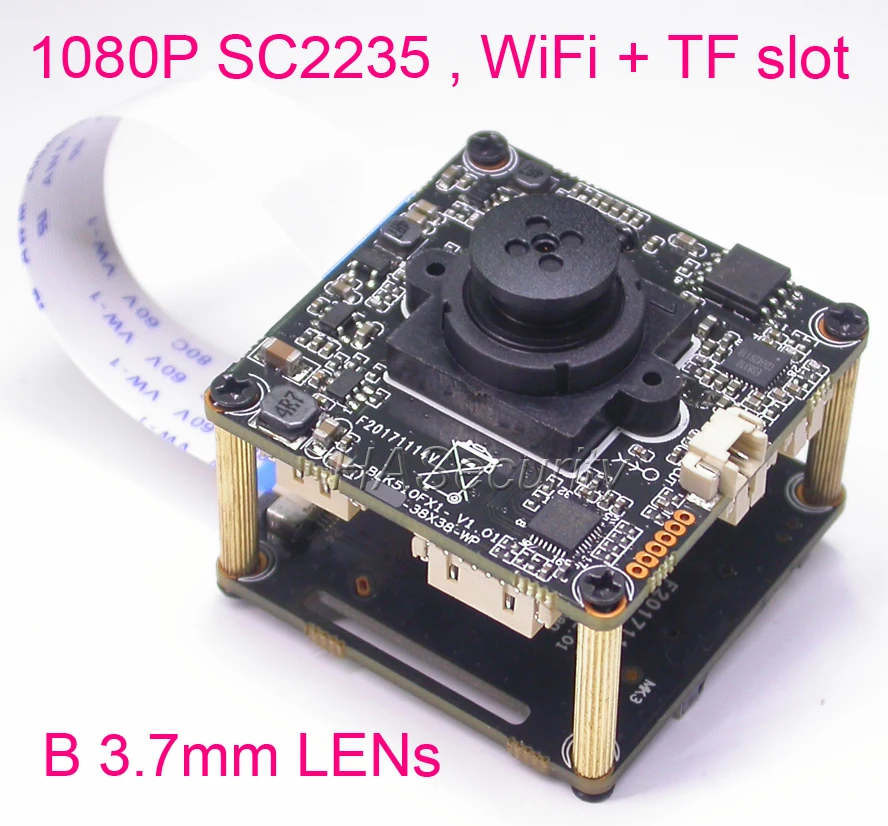 Особая 3 7 мм линза WiFi 1080P 1/2.7 &quotSmartSens SC2235 CMOS датчик изображения IPC510 IP камера CCTV