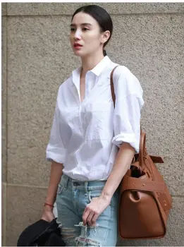 

Elegant Blouse White Shirt Women Size XX-6XL Ladies Office Shirts Formal & Casual Cotton Blouse Fashion Blusas Femininas