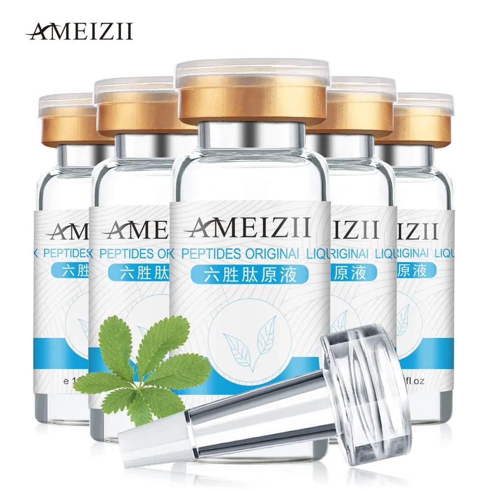 Увлажняющие сыворотка с пептидами AMEIZII 6 оригинальными жидкими кремами