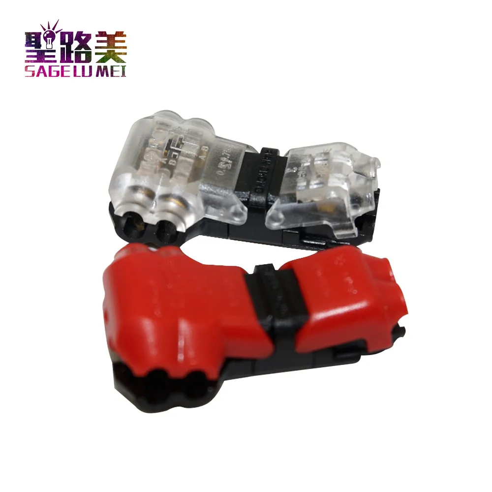 

10pcs Quick Splice Wire Wiring Connector For LED Strip Wire Cable Electrical Crimp Terminal Blocks Conductor AWG22-18 1-2pin