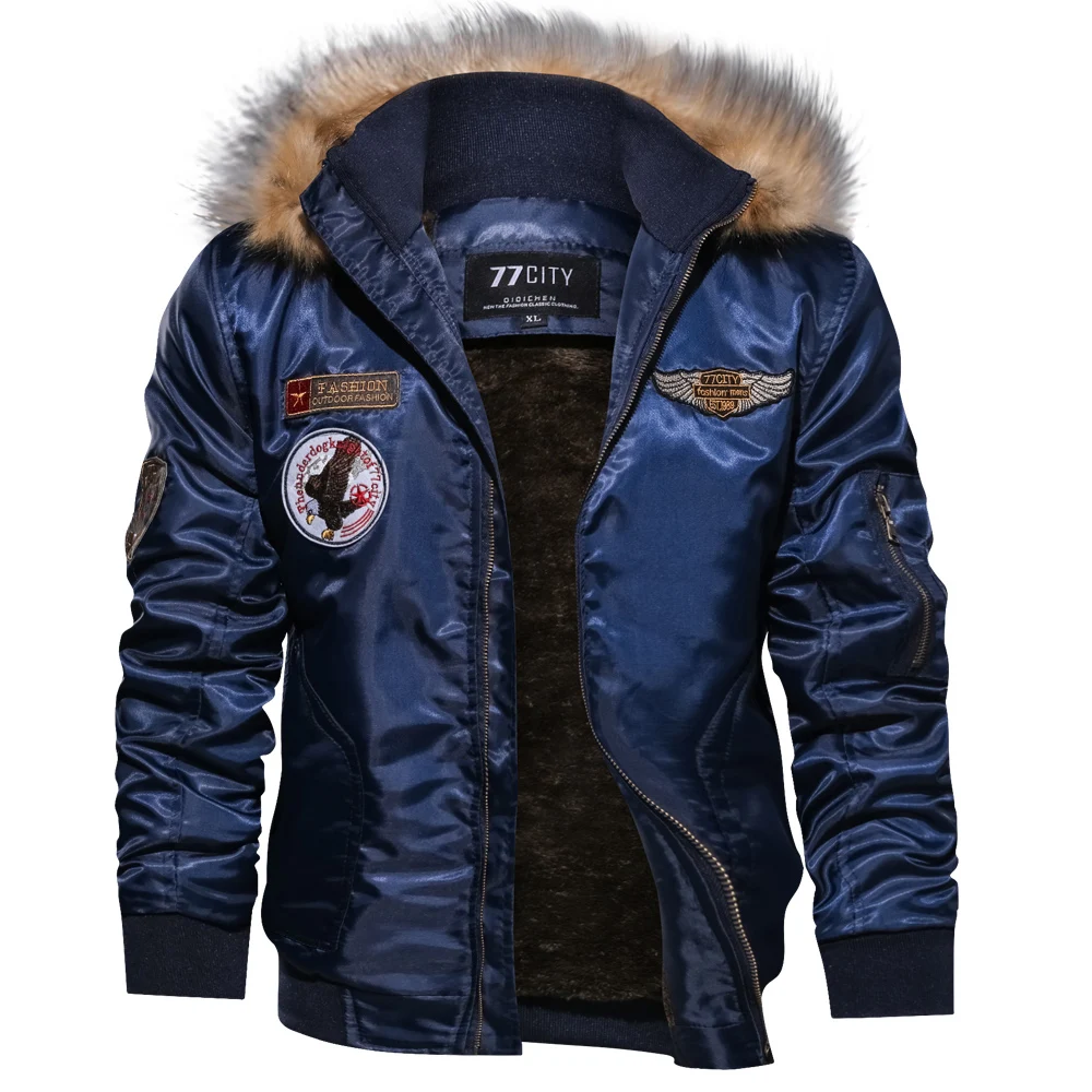 77City Killer Утепленная зимняя военная куртка для мужчин размера плюс 4XL Jaqueta masculina Повседневная авиационная летная куртка тактическая куртка