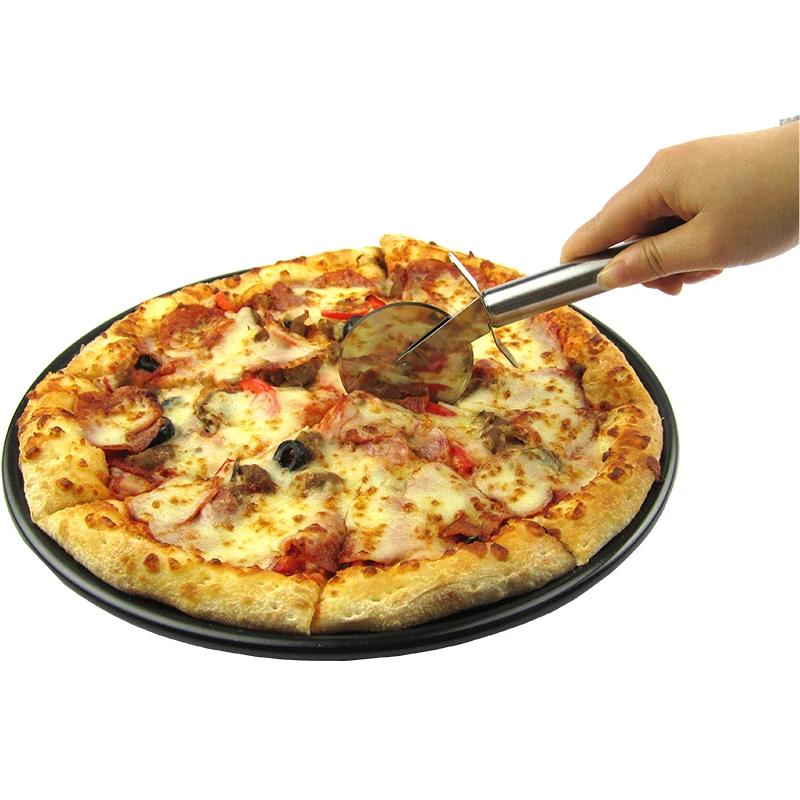 Stainless Steel Pizza Single Wheel Cut Tools Diameter 6.5CM Household Pizza Knife Cake Tools Wheel Use For Waffle Cookies