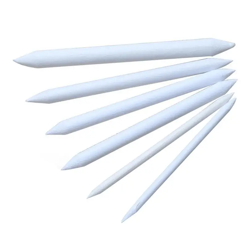 

6pcs Correction Fluid Corrector Tape Art Paper Wiping Pen Sketch Paper Pen Sketch Eraser OOffice School Supplies