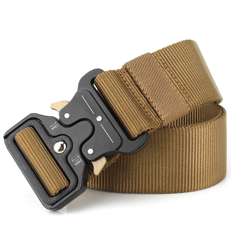 Military Belt Army Men Combat Designer Tactical Belts For Jeans Pants Solid Casual Nylon Strap