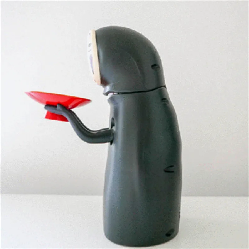 No Face Man Копилка электрическая японская безликая фигурка Коллекция Модель Кукла подарок Хаяо Миядзаки детская игрушка Унесенные призраками