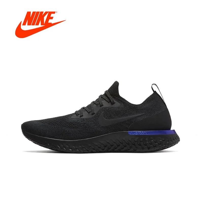 

Original New Arrival Authentic Nike Epic React Flyknit Men's Breathable Running Shoes Sport Sneakers Good Quality AQ0067-004