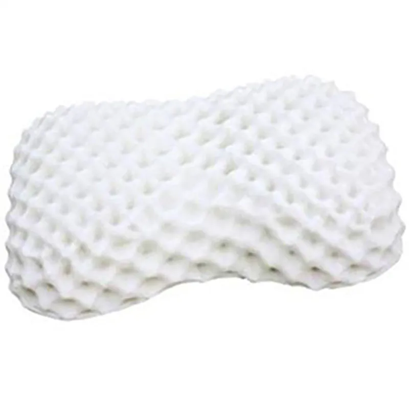 Ventilated Dunlop 100 Natural Peanut Massage Latex Neck Pillow