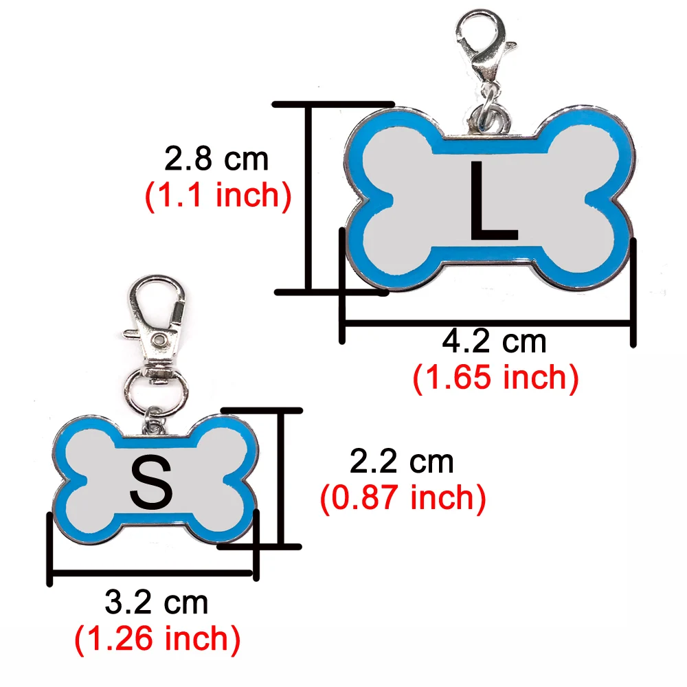 Новинка Bone Pawfect, гравировка, ошейник для собаки, нержавеющая сталь, идентификационная бирка, имя телефона, подвеска собака, аксессуары, Красочные