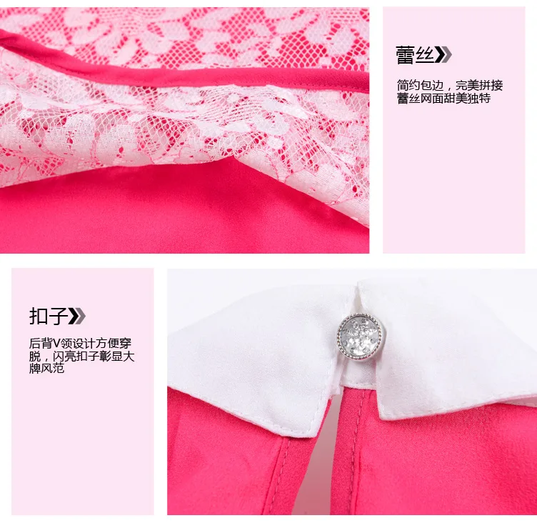 4-13Y Fashion Girls Clothes Set 2018 Summer Lace Flower Kids Outfit Girl Sleeveless Top Shorts Belt 3Pcs Suits Children Clothing (20)