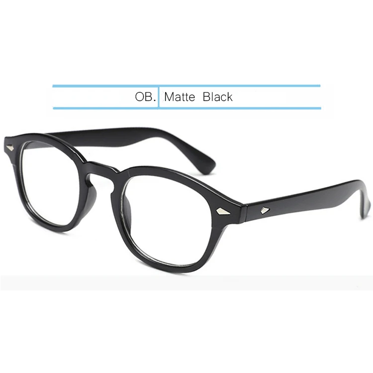 Optical Matte Black IVSTA, классический стиль, очки для мужчин, оправы для очков, женские круглые оправы для очков, линзы для близорукости, бамбуковое дерево, PC 3019 - Цвет оправы: Optical Matte Black