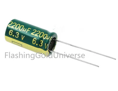 

Free shipping 6.3V 2200UF 2200UF 6.3V 6.3 V 2200 UF 6.3 V2200 UF 2200 UF6.3 V Electrolytic capacitor Size: 10*20 best quality