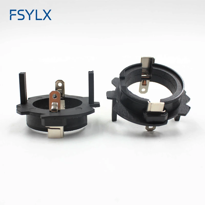 

FSYLX 50pcs H7 led Headlight Bulbs Adapters Holders For GOLF5 led H7 Adapter auto lamp Adapters lampholder free shipping