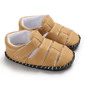

Summer Baby Shoes Newborn Boys Cotton First Walkers Babies boys Toddler Shoes Infants Soft Breathable Shoes for 0-18M