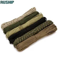 Паракорд 550 парашютный шнур веревка Mil Spec Тип III 7 Strand 100FT 31 м скалолазание оборудование для выживания кемпинга Скалолазание Веревка