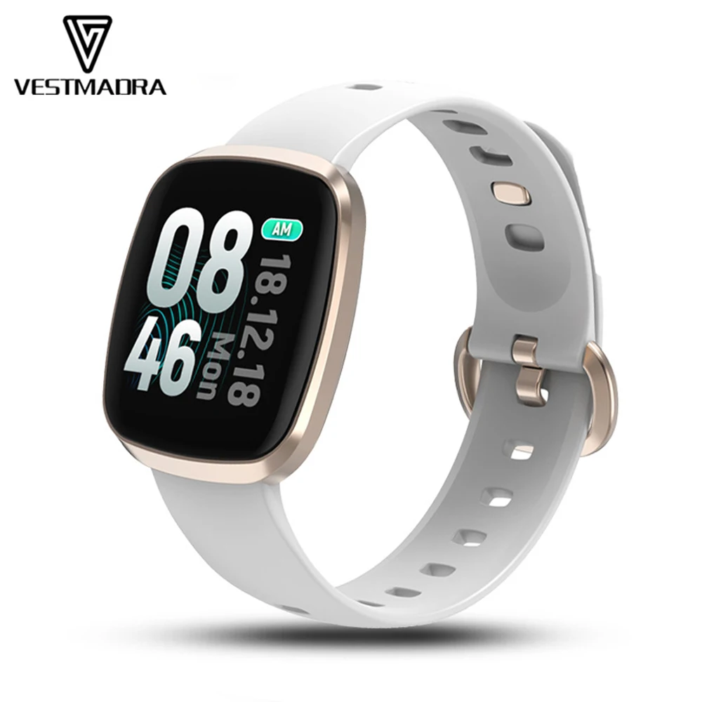 

VESTMADRA GT103 Smart Watch Fitness Tracker Full Screen Touch Heart Rate Blood Pressure Monitor Watch Men Women for Android ios