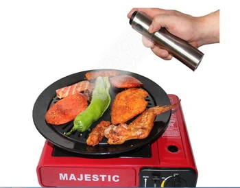 Stainless Steel Olive Spraying Bottle Thumb Push Sprayer Oil Pump Can Pot Kitchen Gadget Salt Pepper Grinder Sauce Mill
Stainless Steel Olive Spraying Bottle Thumb Push Sprayer Oil Pump Can Pot Kitchen Gadget Salt Pepper Grinder Sauce Mill