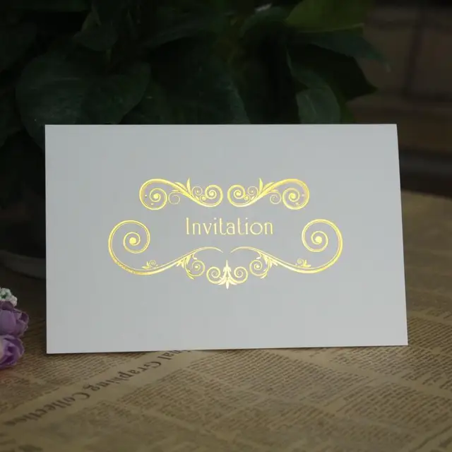 two fold pages business invitations formal wedding birthday party formal invitation card