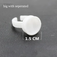 1000 шт Большой размер отдельные одноразовые кольца чашка колпачки для тату краски тату оборудование белое кольцо Набор для татуировки пигментный держатель