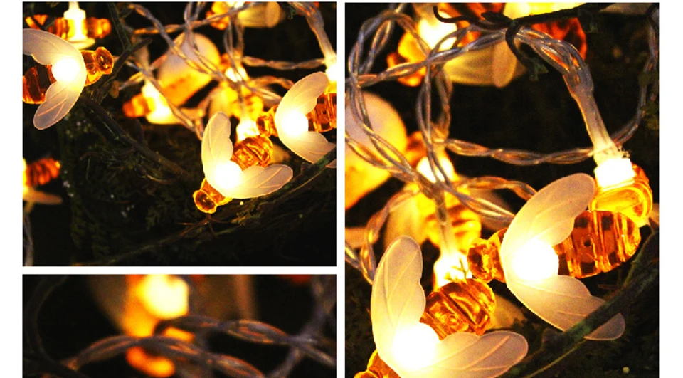 Bee Shaped led String Lights  (12)