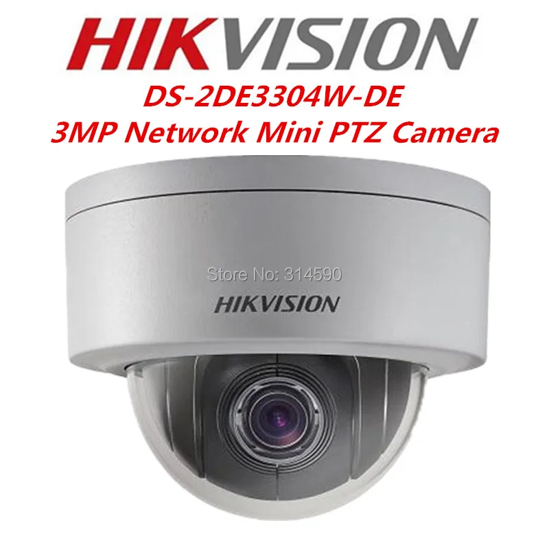 Hikvision Original English DS-2DE3304W-DE 3MP mini PTZ Camera 4X Optical Zoom no IR PoE 2.8-12mm IP67 H.264 Hikvison IP Camera Hikvision Original English DS-2DE3304W-DE 3MP mini PTZ Camera 4X Optical Zoom no IR PoE 2.8-12mm IP67 H.264 Hikvison IP Camera