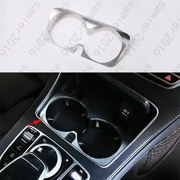 

Inner Water Cup Holder Cover Frame Trim For Mercedes-Benz GLC Class X205 16-2017