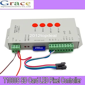 

5-24V T1000S SD Card LED Pixel Controller WS2812B 6803 WS2811 RGB LED strip