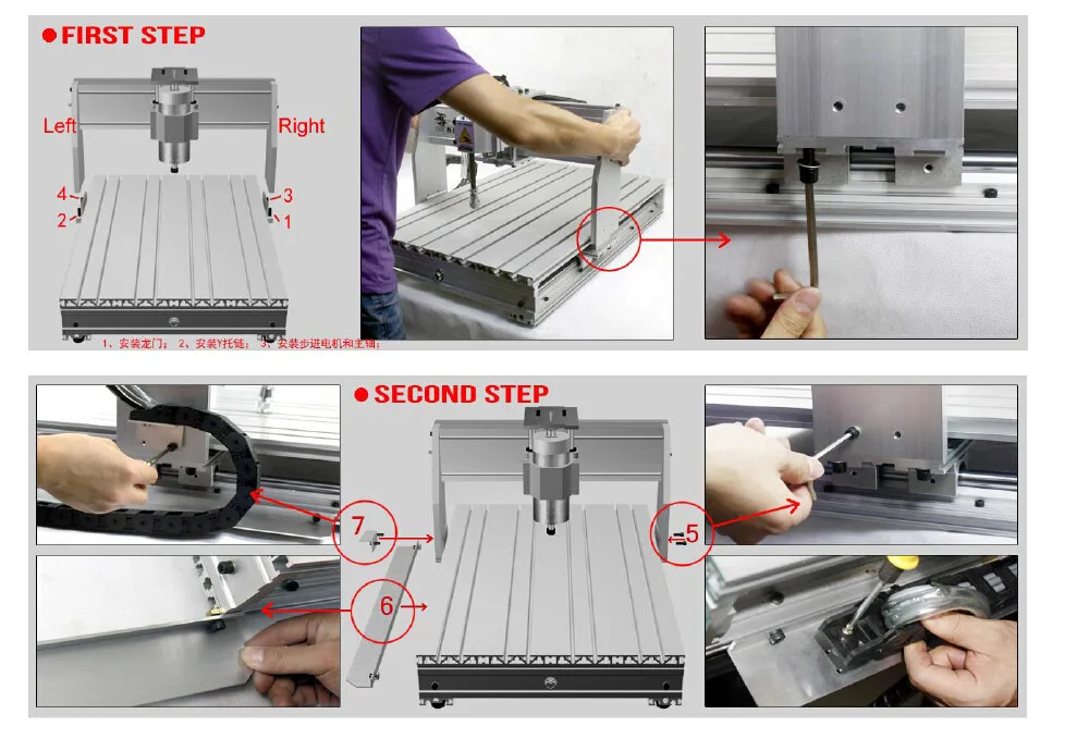 6040 desktop frame cnc router milling engraving machine 6040 desktop frame cnc router milling engraving machine