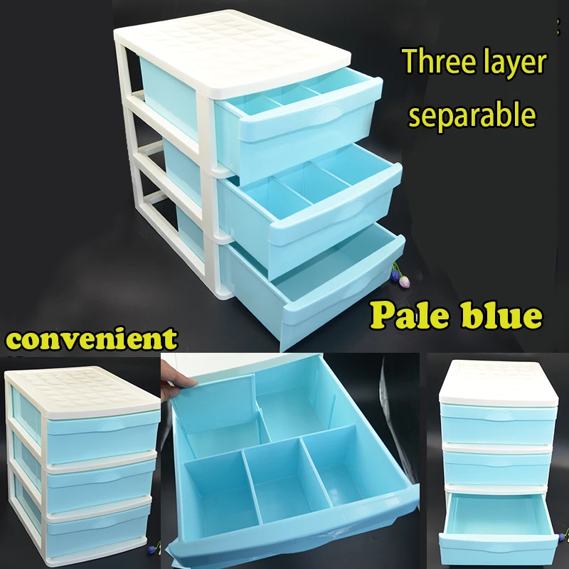 Storage box Storage Receive ark Trichromatic selection blue