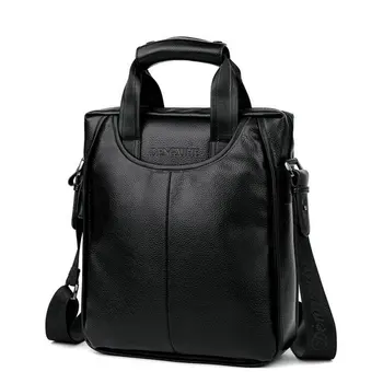 

2017 Genuine Leather Crossbody Messenger Shoulder Bag Men Business Cowhide Tote Handbag High Quality Travel Casual Male Bags