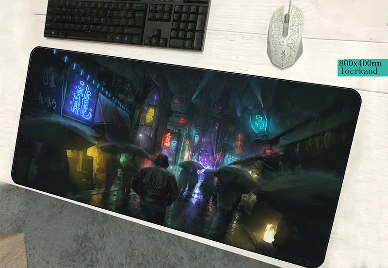 

cyberpunk padmouse 800x400x3mm gaming mousepad game HD pattern mouse pad gamer computer desk Adorable mat notbook mousemat pc