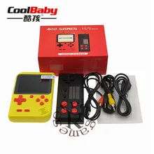 DHL 10 шт./партия Ретро игры 3,0 дюймов 8 бит Встроенный 400 Классические Игры Поддержка AV 2 плеера портативные игровые приставки