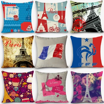 

Cheap car seat linen cushion Nordic Vintage outdoor chair cushions home decor for sofas Paris pillow Anti-Decubitus MYJ-I5