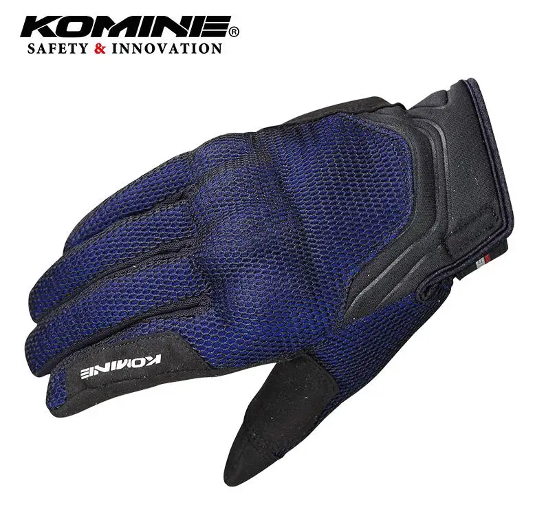 KOMINE gk-194 углеродного волокна 3D дышащая сетка поверхность сенсорные мотоциклетные перчатки. для
