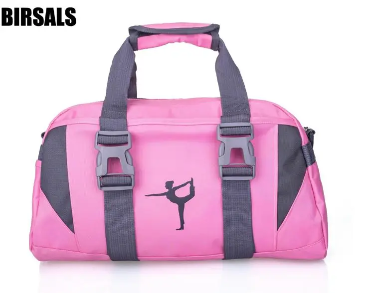 Women Purple Yoga Sports Dance Bag Girls Pink Gym Dancing Bag For Fitness Adult Big Waterproof Handbag Shoulder Dance Bag AS8631
