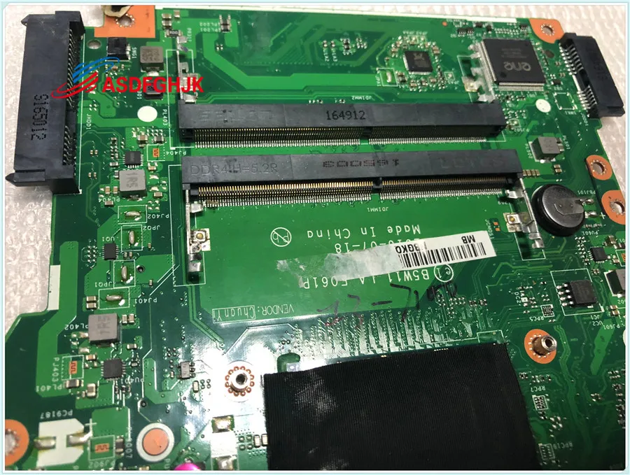 لشركة أيسر أسباير ES1-572 سلسلة اللوحة المحمول i3-7100U المعالج 2.4 ghz NBGKQ11001 B5W11 LA-E061P مجانا Shippin 100% TESED موافق