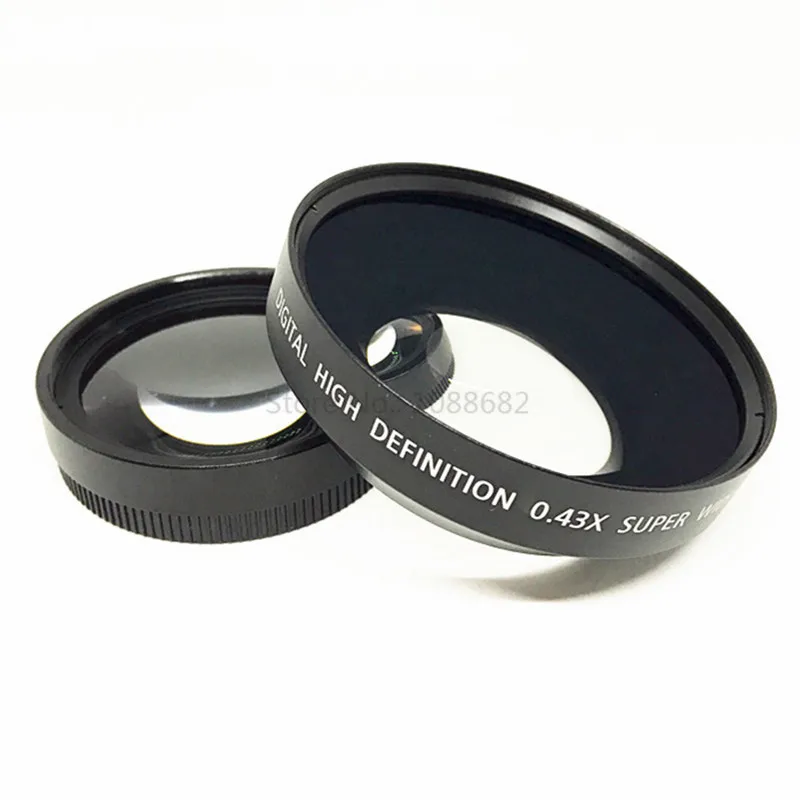 Jadkinsta Wide Angle Lens Converter 0.43X Adapter Super High Resolution Deluxe Digital Lenses for DSLR Camera (2)
