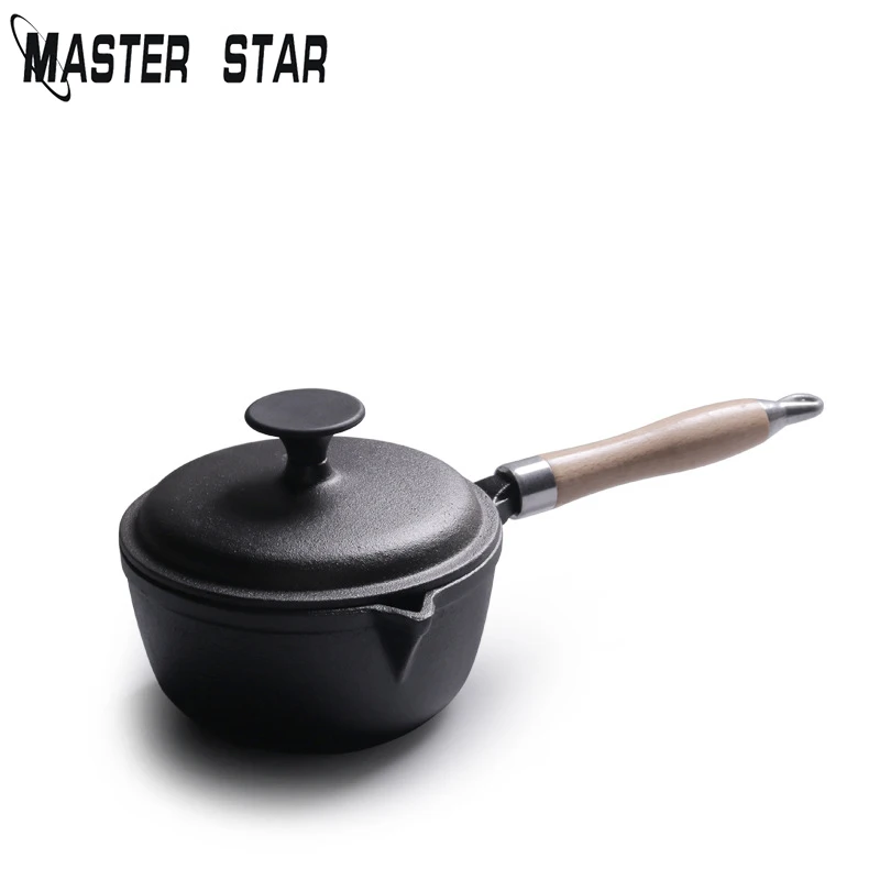 

Master Star Portable Heating Pot Mini Sauces Cuisine Pots Picnic Hiking Tableware Stock Pots Cast Iron Pots