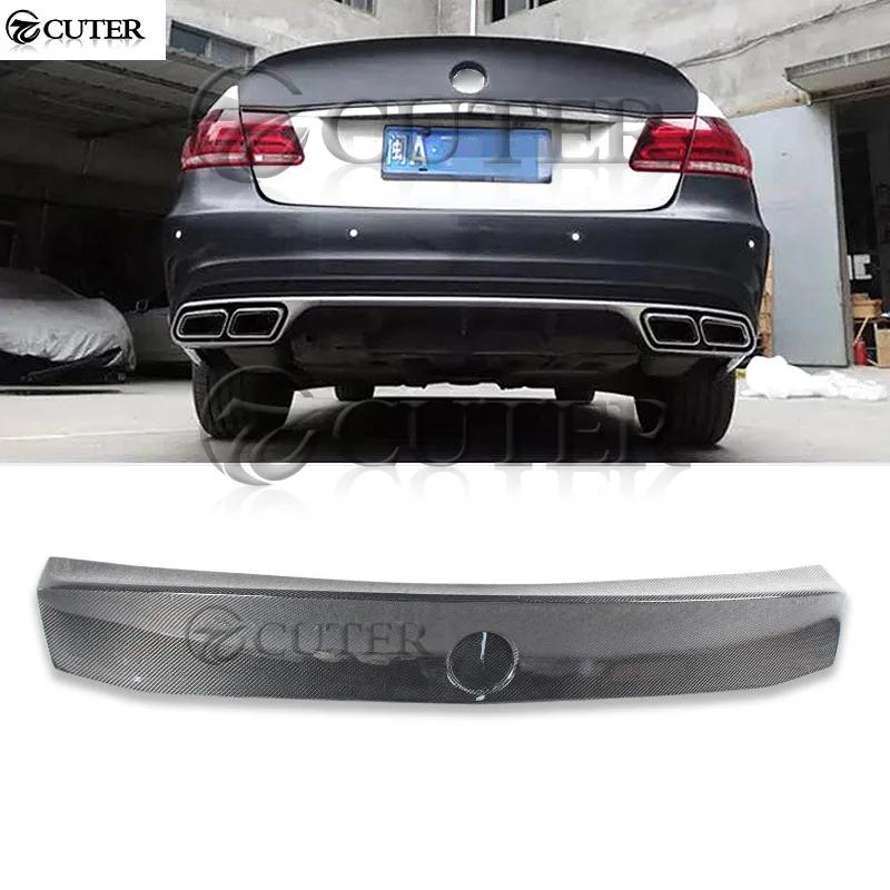 W212 спойлер для багажника из углеродного волокна Mercedes Benz E280 E300 E260 E400 WLAD style body