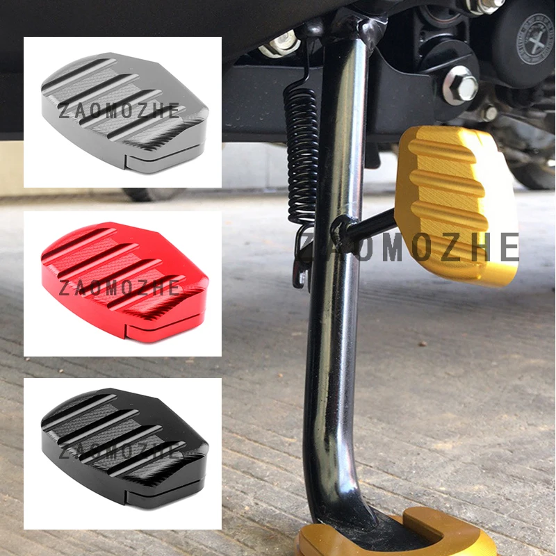 CNC алюминиевый мотоцикл Kickstand Sdestand подставка расширение площадка для увеличения