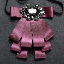 Mantieqingway моды банкет мужские лентой и бантом для Для женщин букет Gravata тонкий воротник галстук-бабочку для Свадебная вечеринка Костюмы галстук